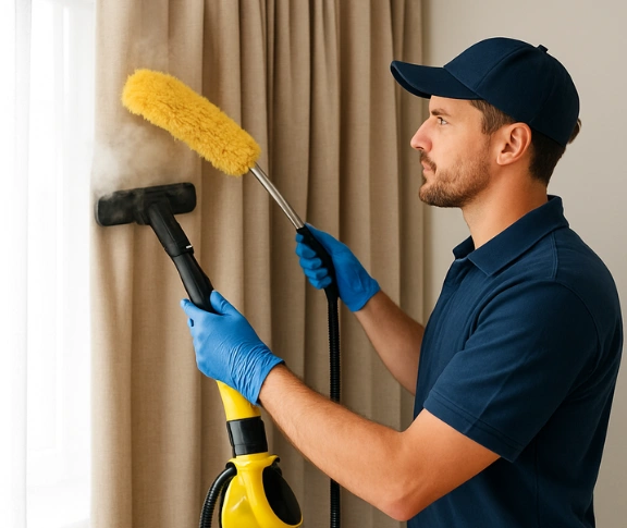 Trusted residential curtain cleaning technician Matty Curtain Cleaning port-botany-nsw QLD